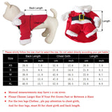 Santa Claus Costume Dress for Cats (Christmas Cosplay Outfit)