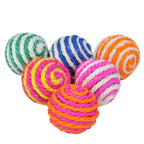 Sisal Ball Cat Toys (4-Pack)