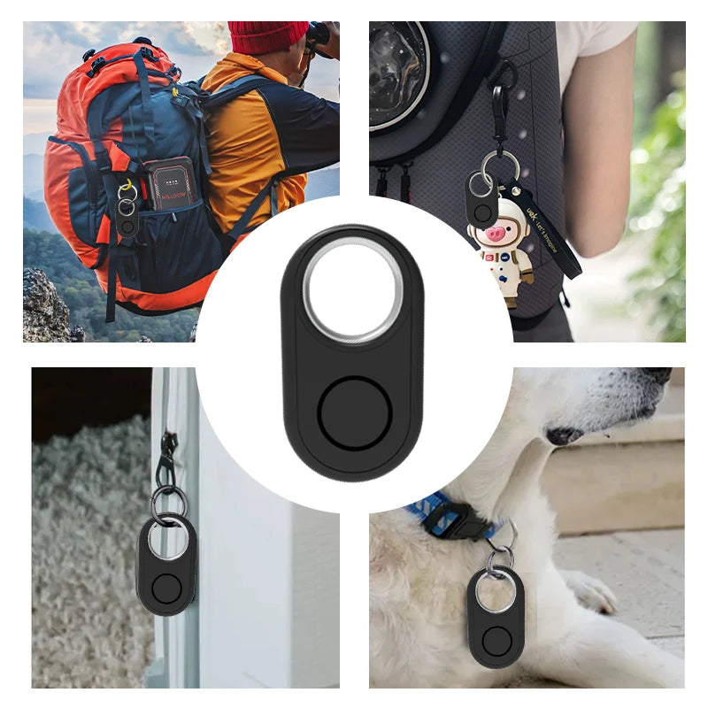 Bluetooth GPS Smart Tag for Apple Find My - IP54 Water Resistant for Keys, Bags & Pets