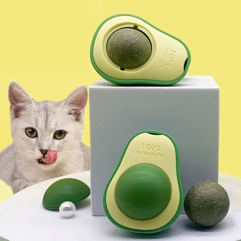 Avocado Catnip & Silvervine Ball — Bionic Play Toy for Cats