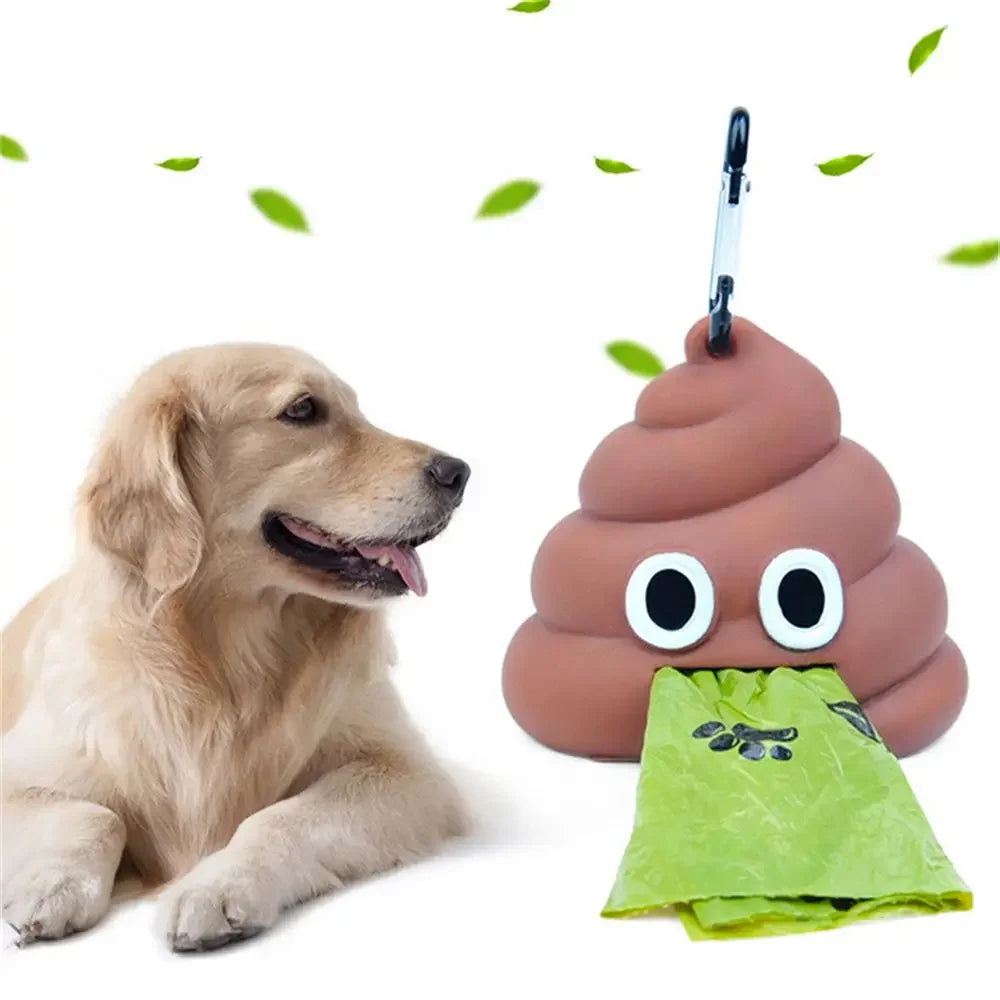 Eco-Friendly Poop Bag Dispenser (Hanging Buckle, Biodegradable)