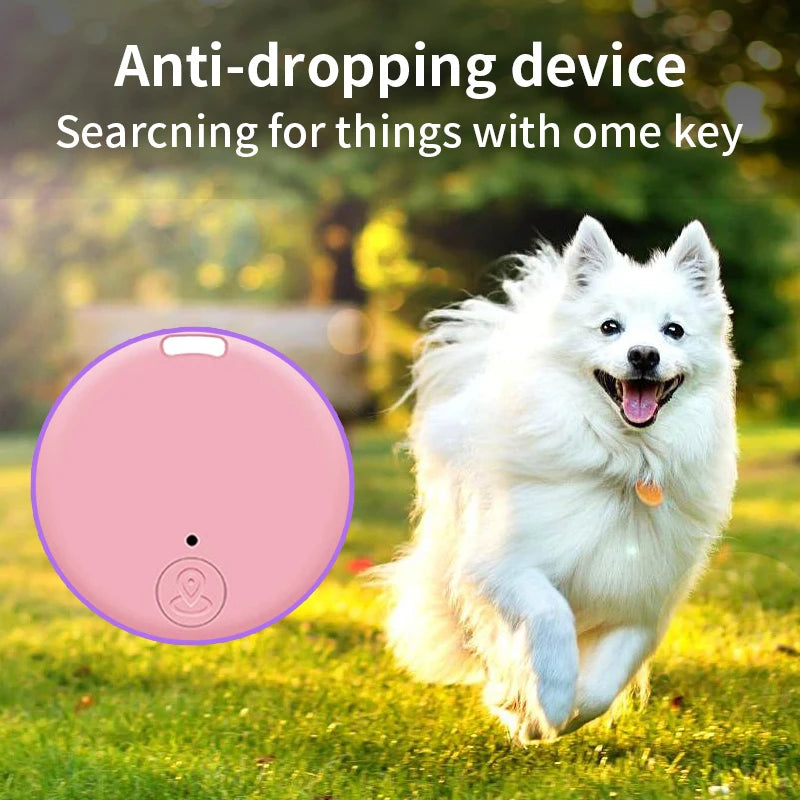 TNCE Round Bluetooth Smart Finder - Mini GPS Anti-Loss Tracker for Pets, Kids, Bags & Wallets