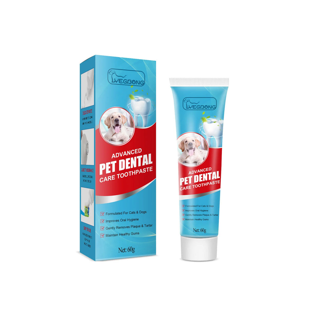 Edible Pet Toothpaste — Removes Tartar & Freshens Breath for Dogs & Cats