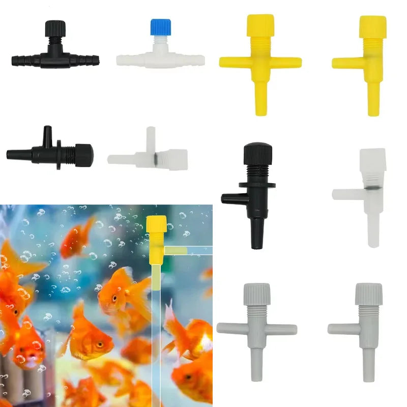 Aquarium Air Flow Control Valves for 5mm Tubing 10/20 Pack