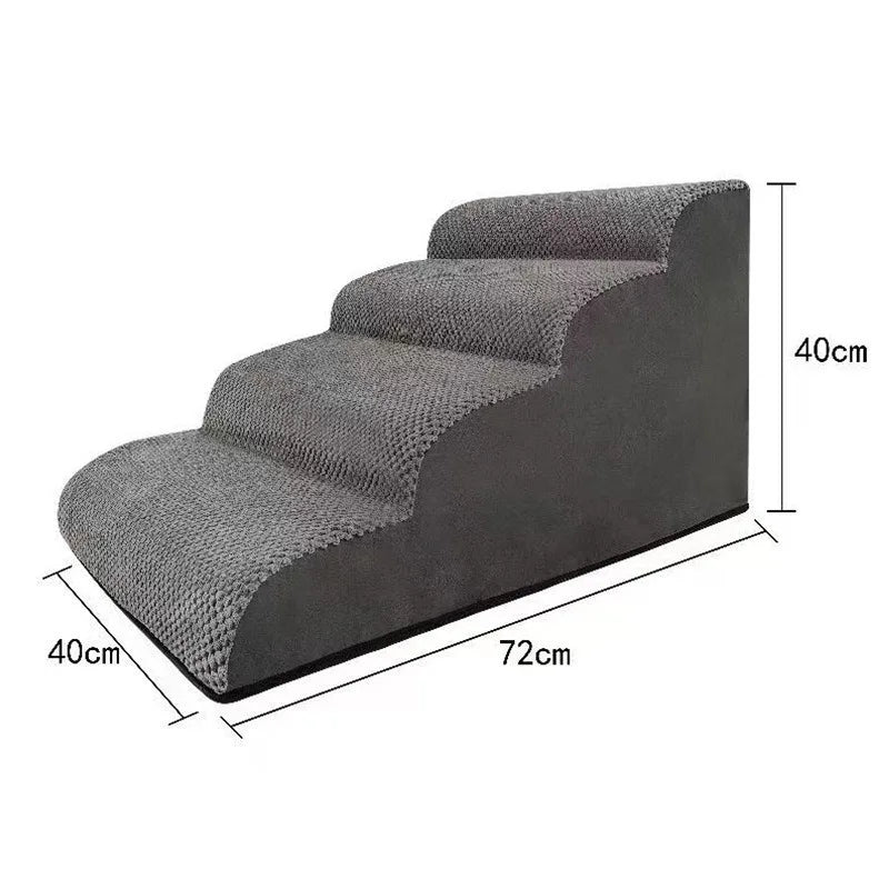 Anti-Slip Detachable Sponge Pet Ladder, 2-4 Layers