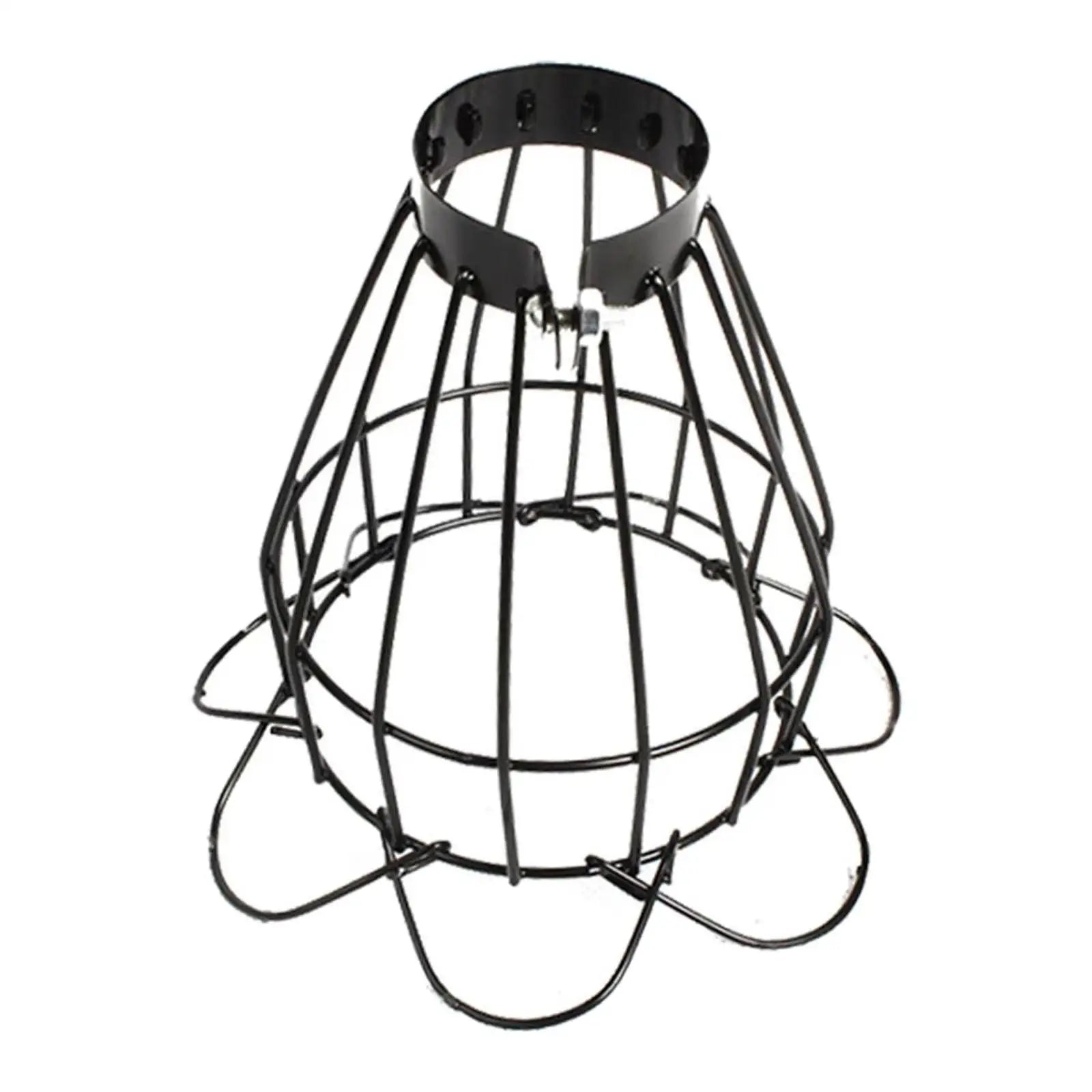 Anti-Scald Reptile Heat Lamp Guard — Mesh Safety Cover