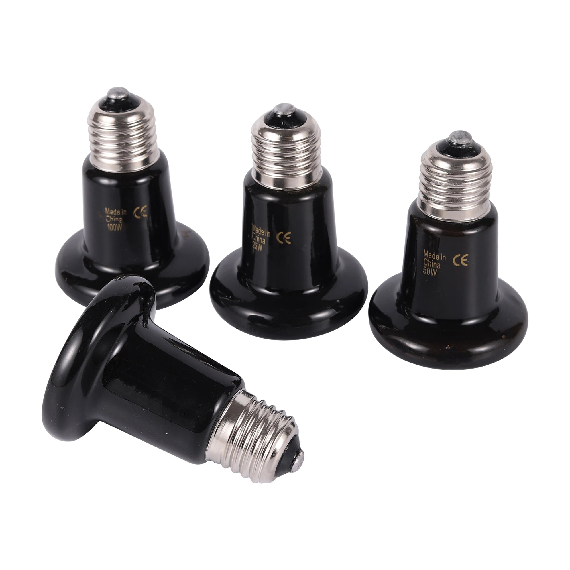 Ceramic Pet Heating Lamp — E27 Reptile Bulb for Tortoises, Snakes & Spiders