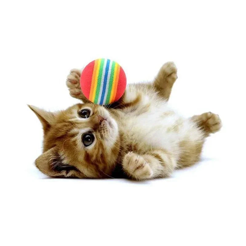 Soft Foam Cat Play Balls (10-Pack)