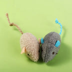 Soft Catnip Mouse Toys — Classic Plush Play Mice, 2-Pack