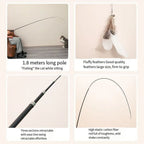 1.8m Telescopic Cat Teaser Wand — 4-Section Retractable Fishing Rod