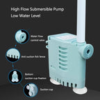 Wall-Mounted Waterfall Aquarium Filter Box (Silent, Built-In, Back Filter)