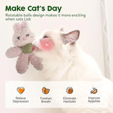 Plush Animal-Shaped Catnip Kicker Toy