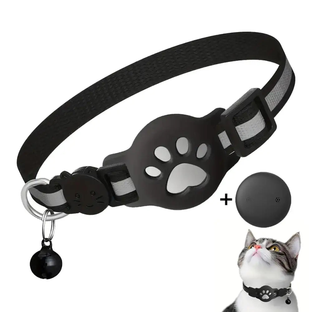 Waterproof GPS Tracker with Reflective Collar, Geo-Fence & History