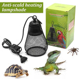 Ceramic Heat Emitter with Protective Cage Guard — All-in-One Reptile Heater
