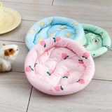 Cooling Ice-Silk Pet Bed — Summer Sleep Mat for Small Animals