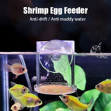 Acrylic Aquarium Fish Feeding Ring (Anti-Drift, Transparent, Floating)