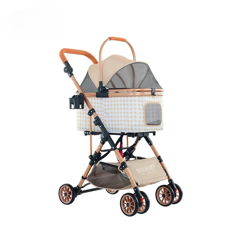 MAXFOR Luxury Washable Pet Stroller for Cats & Dogs up to 25 kg — Foldable