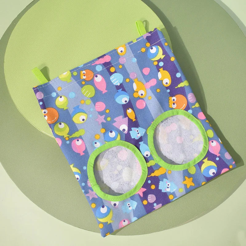 Hanging Hay Bag Feeder — Multi-Hole Oxford Cloth Dispenser