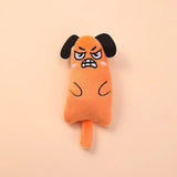 Catnip Mouse Chew Toy — Crinkle Sound Thumb Pillow Plush