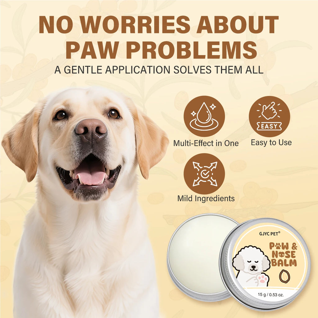 Shea Butter Paw Balm — Moisturizing Relief for Dry, Cracked Paw Pads