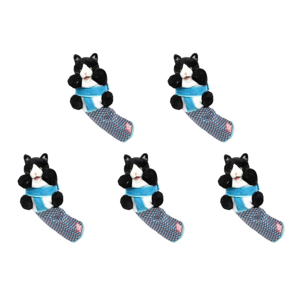 Cat & Dog Wrestling Hand Puppet Glove — Padded Interactive Play Toy