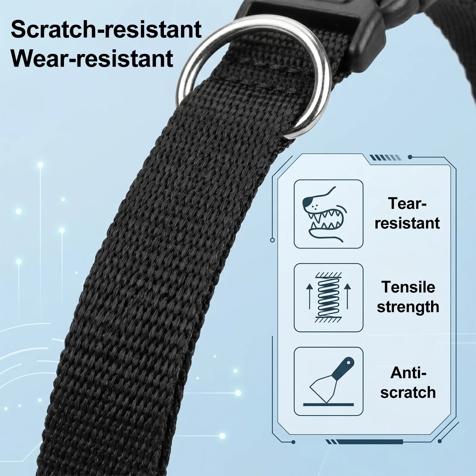Waterproof GPS Collar Tracker with Apple Find My - Real-Time, Global