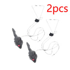 Retractable Hanging Mouse Cat Toy (Multipack)