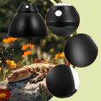 Aluminum Reptile Dome Lamp Cover — Insulated Heat Lamp Shade