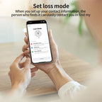 Waterproof Apple Find My Smart Tag Kit with Voice Locate for Keys, Bags & Toys (iOS)