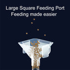 Acrylic Telescopic Aquarium Fish Feeder Tube (Transparent)