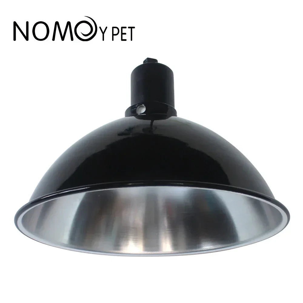 Deep Dome Reptile Lamp Fixture — Anti-Scald Protective Shade, 5.5"–10"