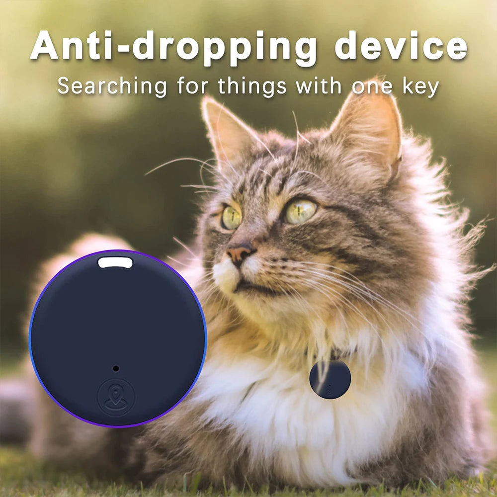 Mini Bluetooth GPS Anti-Loss Tracker for Pets, Kids, Bags & Keys - iOS & Android