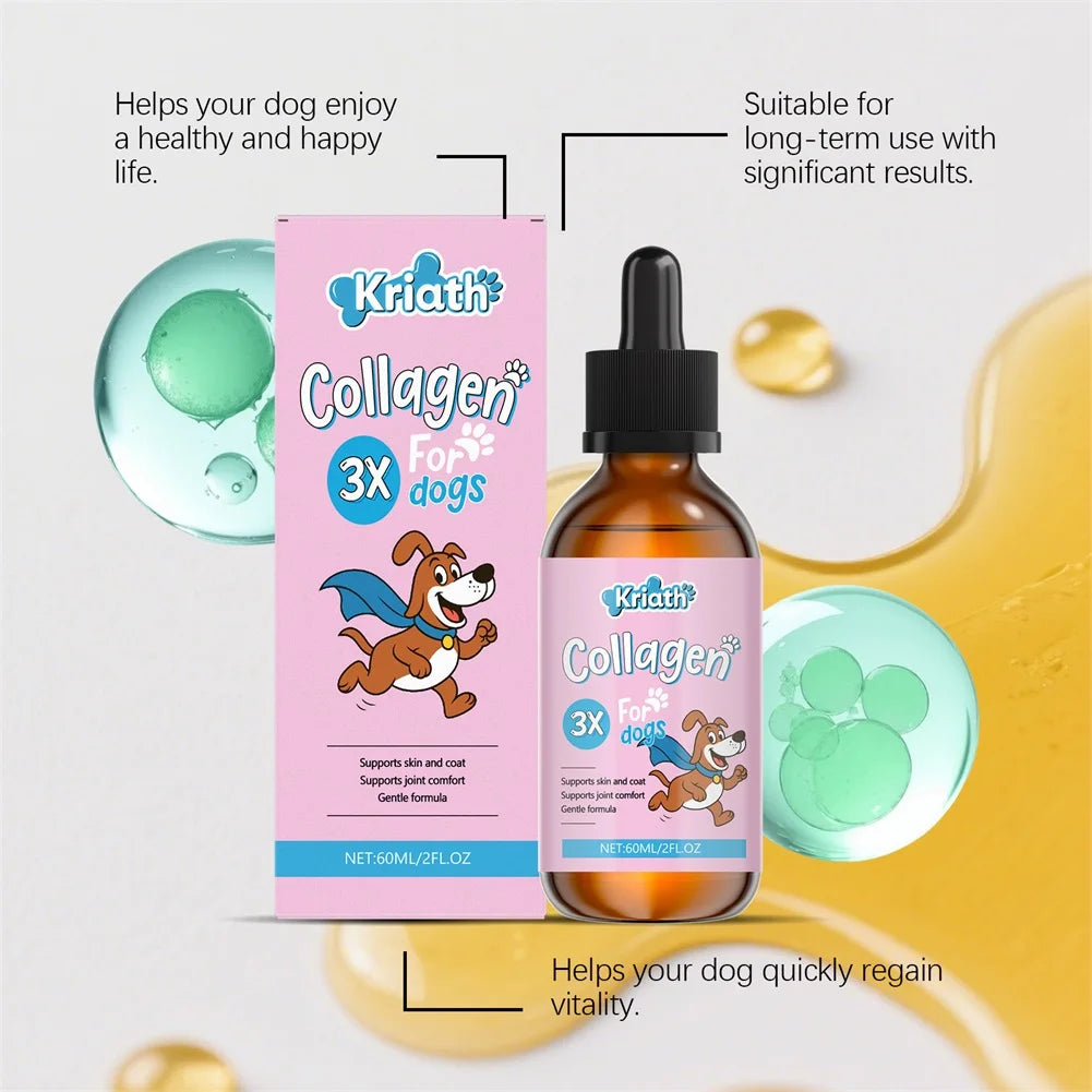 Liquid Collagen Supplement for Dogs — Joint, Skin & Coat Support