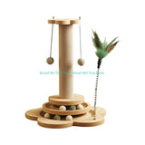 Pendant Cat Scratching Post with Interactive Track — Fun Scratcher for Indoor Cats