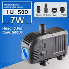 HJ Series Submersible Fountain Pump (500–3000L/H, Adjustable Flow)