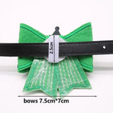 Christmas Shining Bow Tie Sliding Collar 50-Pack