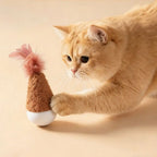 Feather Tumbler Wobbler Cat Toy — Self-Righting Solo Play Teaser