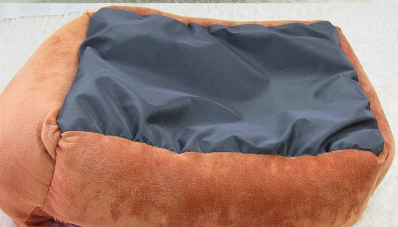 Plush Cartoon Sofa Pet Bed