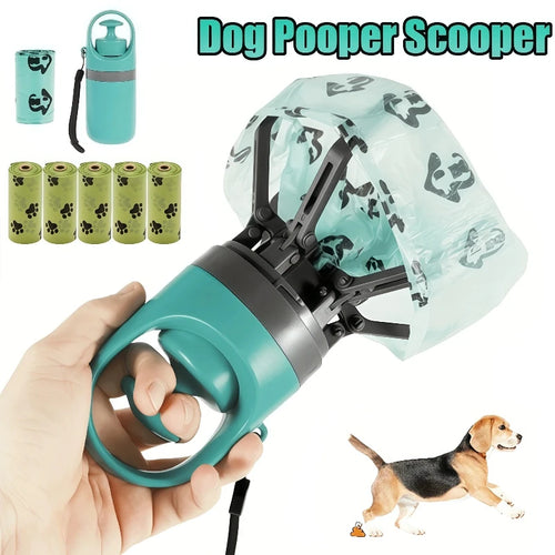 Portable Dog Pooper Scooper (Outdoor Waste Pick-Up Tool)