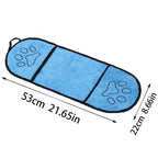 Chenille Pet Absorbent Towel — Quick-Drying Hand-Pocket Design