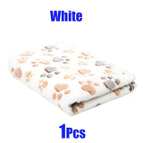 Dog Paw Print Blanket (Soft Plush Pet Blanket)