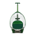Transparent Large Capacity Handheld Pet Carrier & Portable Travel Cart for Cats & Dogs