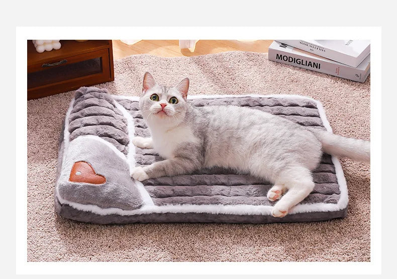 Thickened Pet Sleeping Mat for Cats & Dogs, All-Season