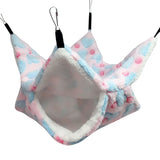 Cozy Fleece Hideout Hammock for Hamsters, Guinea Pigs & Sugar Gliders
