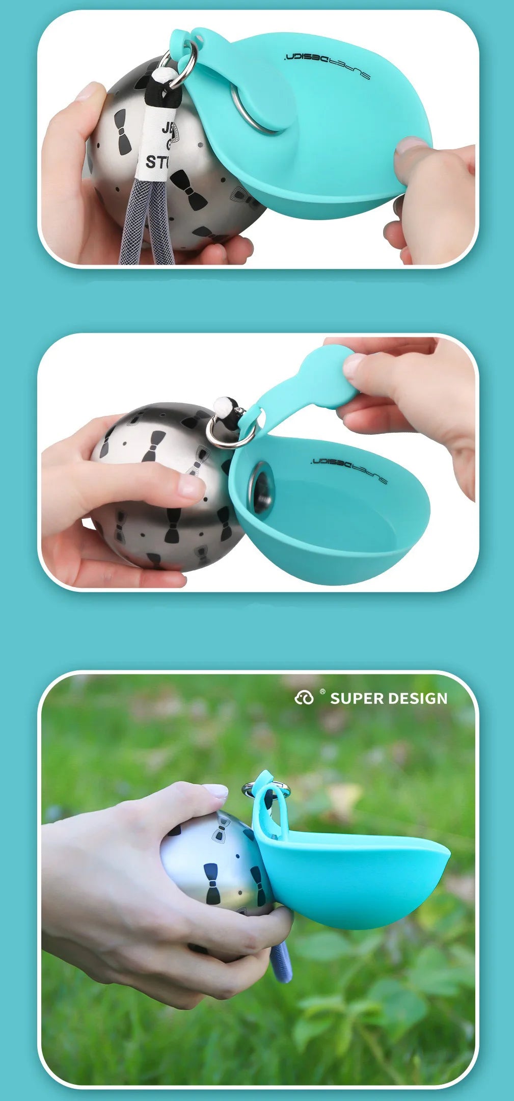 Portable Dog Water Bottle (285ml)