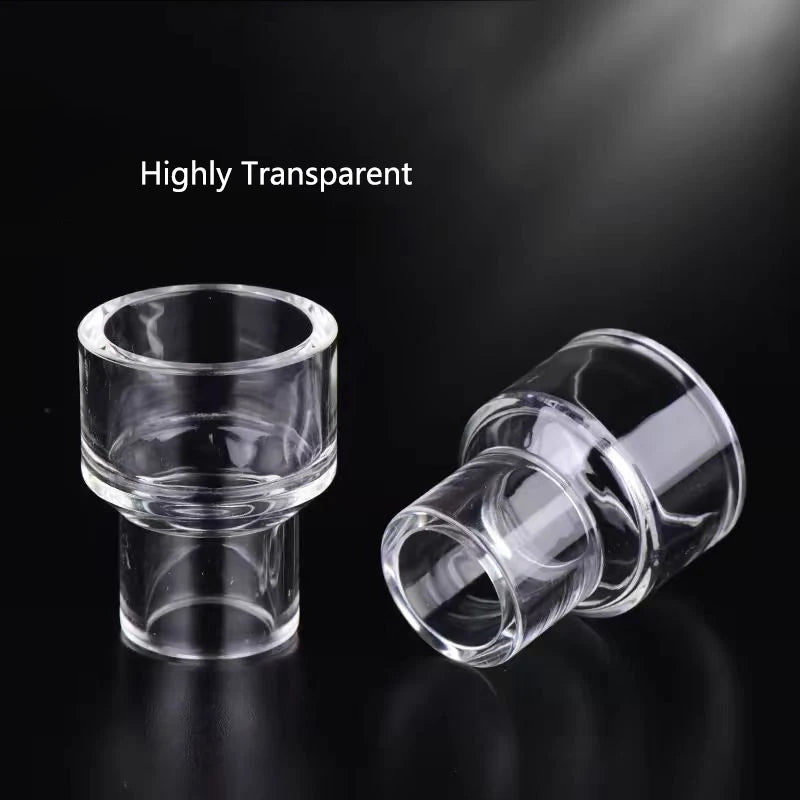 Acrylic Aquarium Pipe Variable Diameter Connectors (Transparent, DIY Fittings)