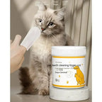 Disposable Pet Hygiene Finger Wipes — Oral, Ear & Eye Cleaning, 50-Count