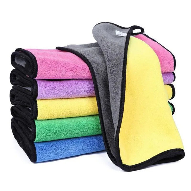 Soft Lint-Free Pet Bath Towel — Thick & Quick-Drying