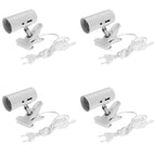 360° Rotating E27 Lamp Holder — Clip-On Reptile Heat & UV Fixture