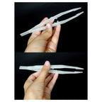 Glow-in-the-Dark Reptile Feeding Tongs — Ergonomic Anti-Slip Tweezers